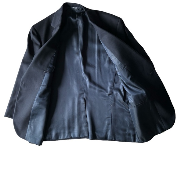 Polo by Ralph Lauren Vintage Men’s Wool Navy Blazer | size 43/41 SHT - Picture 3 of 14